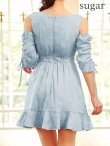スモーキーブルー　モデル：ゆめ　身長：160cm　着用サイズ：8号(Sサイズ)