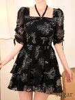 ブラックアイボリー　モデル：ゆめ　身長：160cm　着用サイズ：8号(Sサイズ)