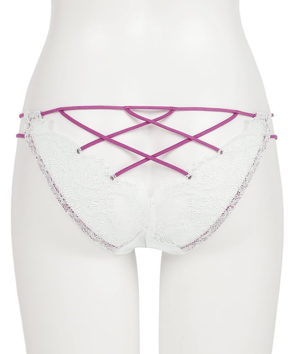 グローリーリリー オープンバック ショーツ カラー:ホワイト