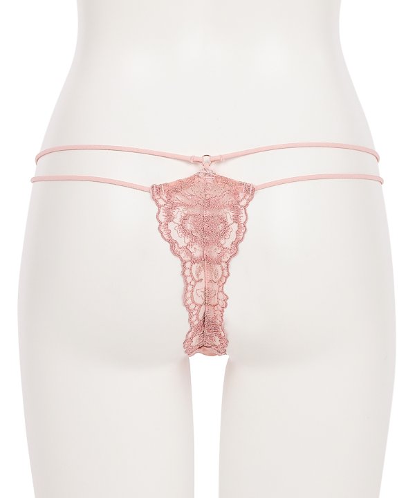 ブレッシングフラワー エンブレース Tバック：ピンク