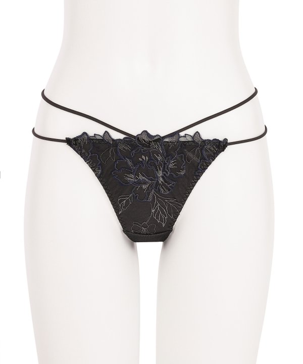 フローラルソルベ Tバック：グレー