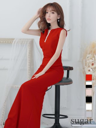 ロングドレス：レッド(赤)｜キャバドレス・ミニドレス通販はsugar (Page 2)