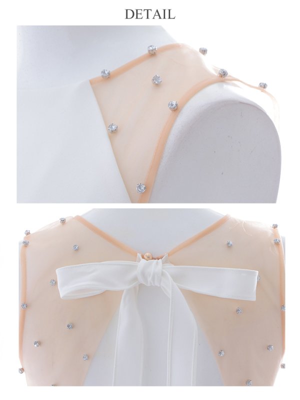 画像24: 【VELIQUE/ヴェリーク】シンプル/ ワンカラー/ シアー/ 切替/ ビジュー/ ノースリーブ/ タイト/ミニドレス/ キャバドレス【HC02】 (24)