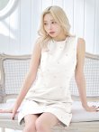 画像22: 【VELIQUE/ヴェリーク】ハートビジュー/ ワンカラー/ バックチェーン/ ノースリーブ/ Aライン/ フレア/ミニドレス/ キャバドレス【OF05】 (22)