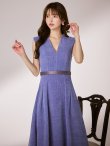 バイオレットブルー モデル：ゆめ　身長：160cm　着用サイズ：Sサイズ