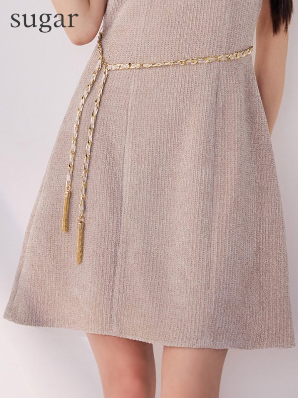 グレージュ モデル：まおちゃる　身長：158cm　着用サイズ：Sサイズ