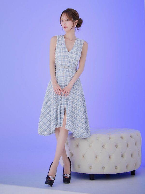 ブルー　モデル：ゆめ　身長：160cm　着用サイズ：Sサイズ