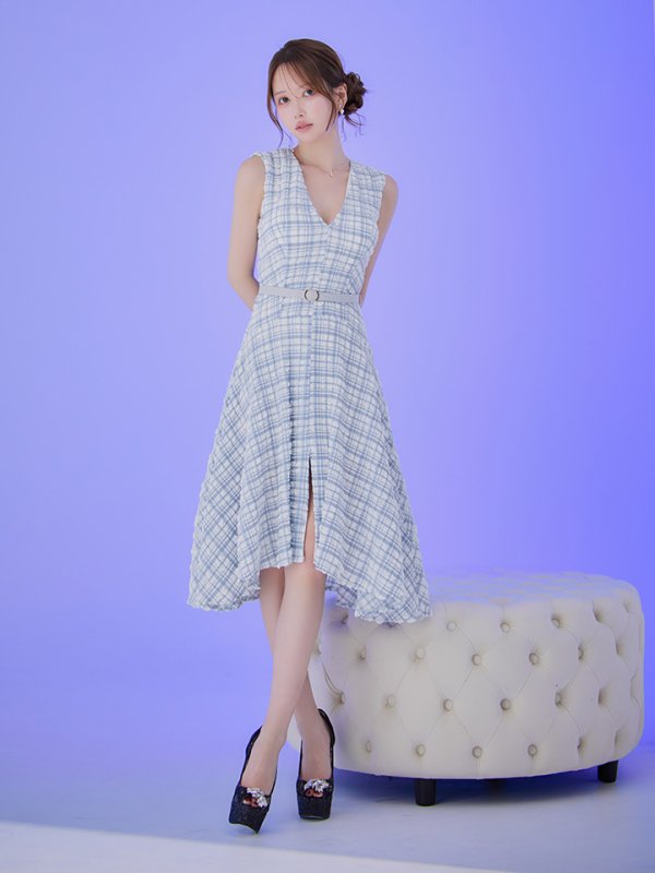 ブルー　モデル：ゆめ　身長：160cm　着用サイズ：Sサイズ