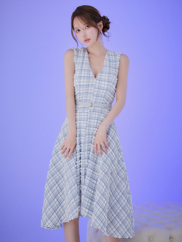 ブルー　モデル：ゆめ　身長：160cm　着用サイズ：Sサイズ