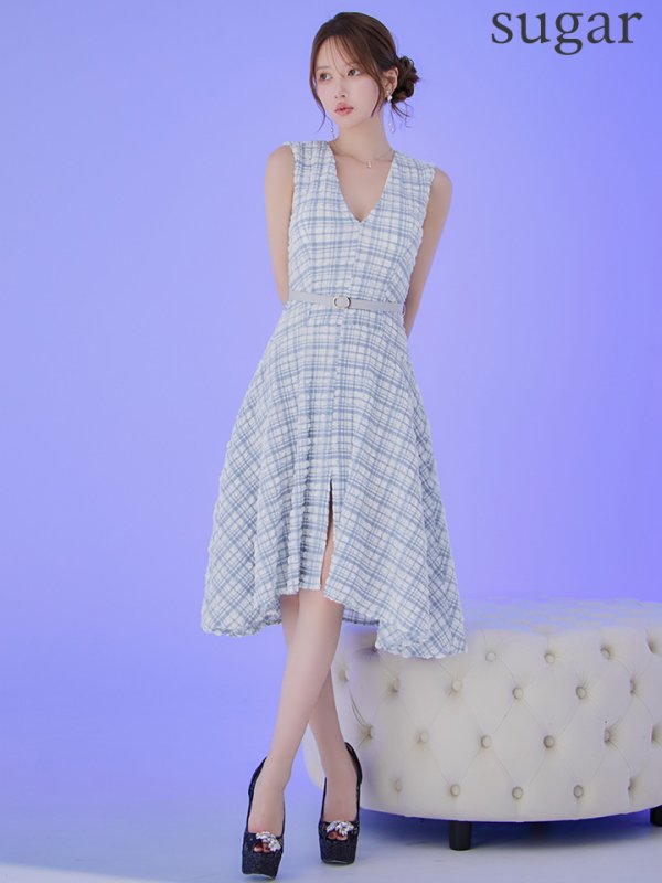 ブルー　モデル：ゆめ　身長：160cm　着用サイズ：Sサイズ