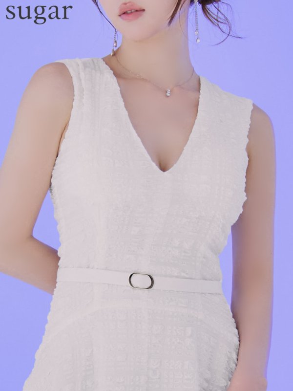 ホワイト　モデル：ゆめ　身長：160cm　着用サイズ：Sサイズ