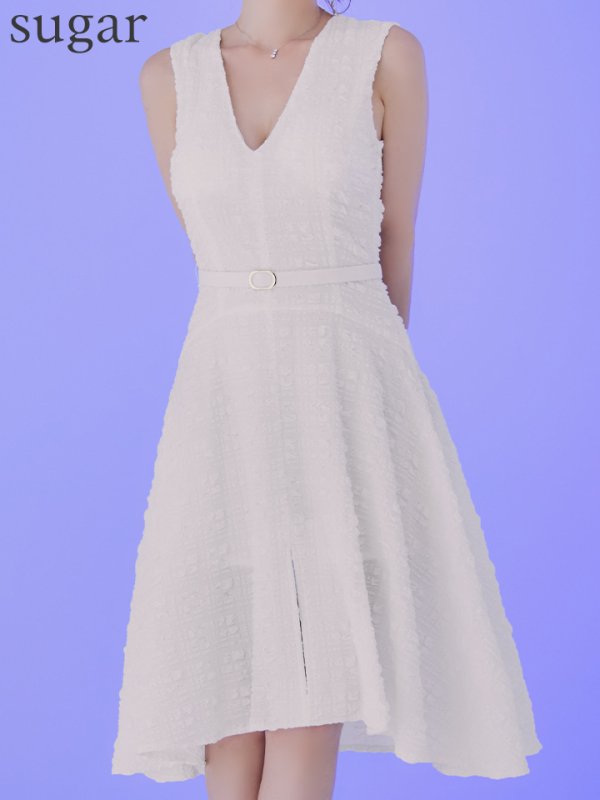 ホワイト　モデル：ゆめ　身長：160cm　着用サイズ：Sサイズ