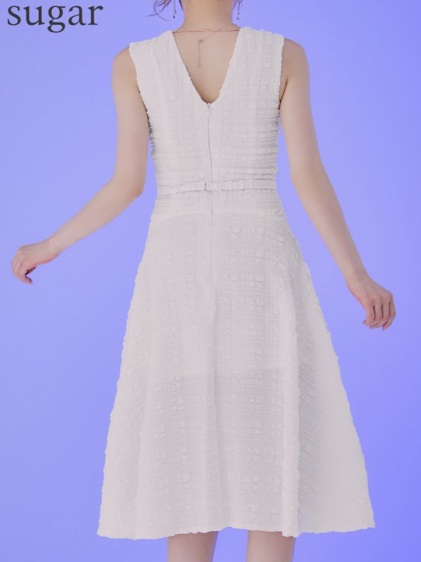 ホワイト　モデル：ゆめ　身長：160cm　着用サイズ：Sサイズ