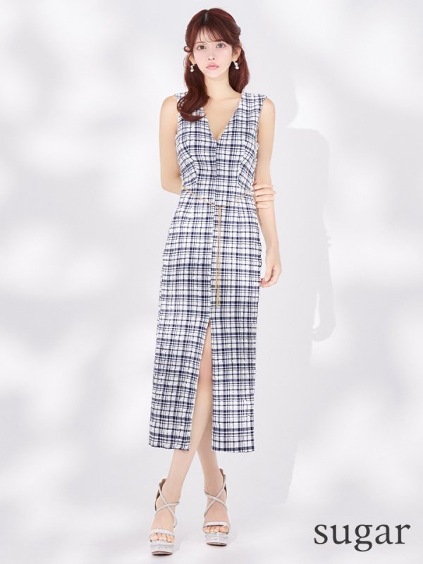 ネイビー　モデル：まりん　身長：164cm　着用サイズ：Sサイズ