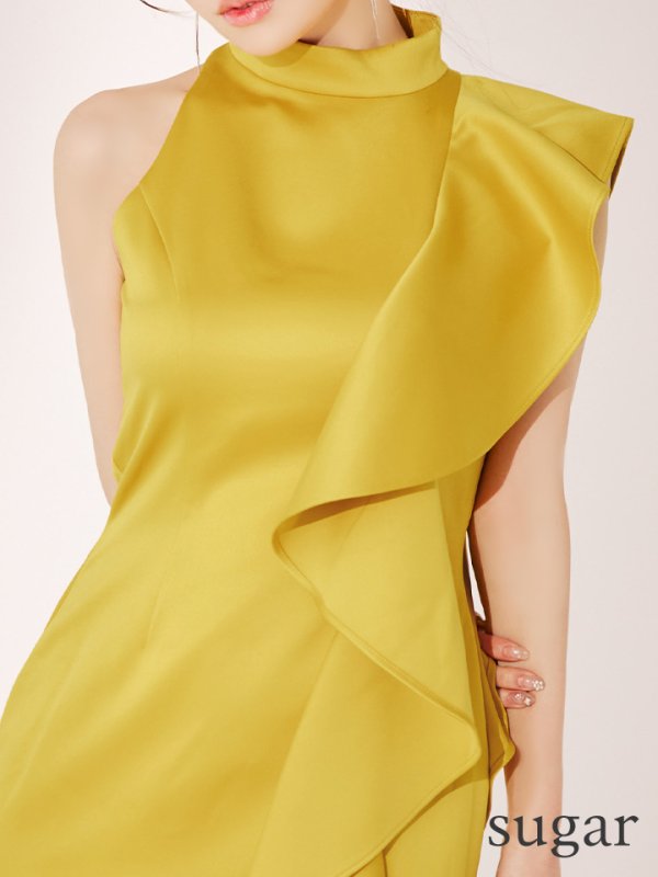 ゴールドイエロー　モデル：ゆめ　身長：160cm　着用サイズ：Sサイズ