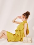ゴールドイエロー　モデル：ゆめ　身長：160cm　着用サイズ：Sサイズ