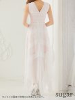 画像3: XS-Lサイズあり!!【SETTAN/セッタン】ワンピース/ レース/ アシンメトリー/ チュール/ ロング/ キャバドレス long[OF2] (3)