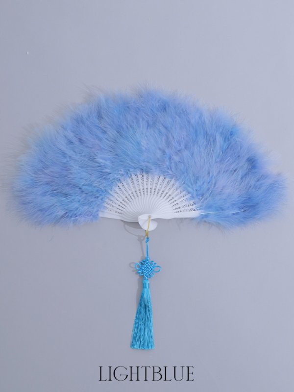 画像3: 【即日発送】【ハロウィンコスプレ小物】ファー扇子【sugarnine】【Fサイズ/2カラー】[HC02] (3)