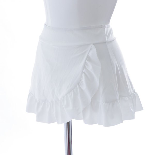 画像20: 【即日発送】【ビキニ】【水着小物：スカート】【単品】裾フリルラップスカート [YMT] (20)