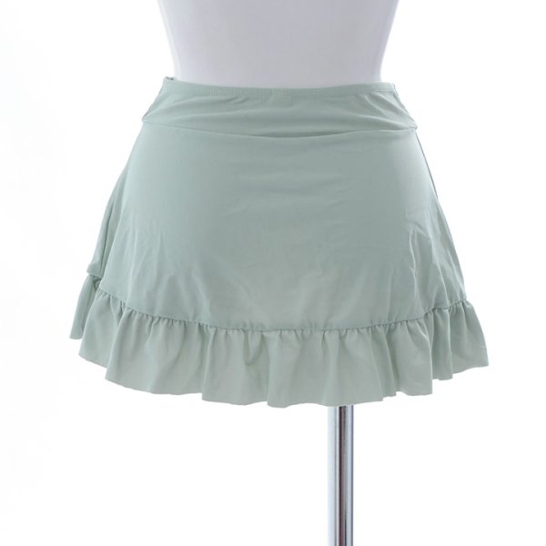 画像12: 【即日発送】【ビキニ】【水着小物：スカート】【単品】裾フリルラップスカート [YMT] (12)