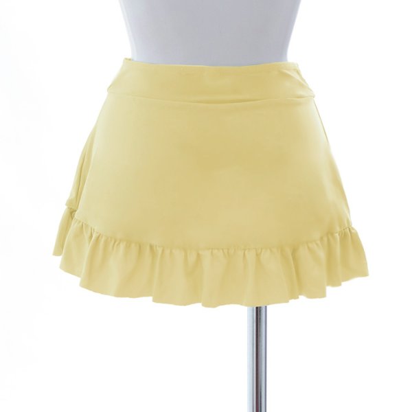 画像24: 【即日発送】【ビキニ】【水着小物：スカート】【単品】裾フリルラップスカート [YMT] (24)