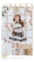 画像3: 【即日発送！】【クリスマスコスプレ9点セット】【Malymoon/マリームーン】フレンチチェックノエルトナカイ【SM-ML/2カラー】[HC03] (3)