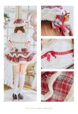 画像9: 【即日発送！】【クリスマスコスプレ9点セット】【Malymoon/マリームーン】フレンチチェックノエルトナカイ【SM-ML/2カラー】[HC03] (9)