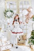 画像4: 【即日発送！】【クリスマスコスプレ7点セット】【Malymoon/マリームーン】ミルクニットフレーズたれ耳サンタドレス【SM-ML/1カラー】[HC03] (4)