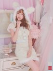 画像2: 【即日発送！】【サンタコス5点セット】【XS-XLサイズ/2カラー】ツイードチェックバニーサンタコスプレ[YMT] (2)