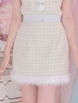 画像16: 【即日発送！】【サンタコス5点セット】【XS-XLサイズ/2カラー】ツイードチェックバニーサンタコスプレ[YMT] (16)