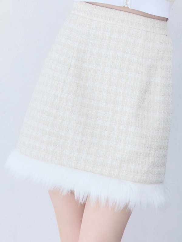 画像17: 【即日発送！】【サンタコス 5点セット】【XS-XLサイズ/2カラー】ツイードチェックバニーサンタコスプレ[YMT] (17)