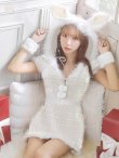画像17: 【即日発送！】【サンタコス 5点セット】【XS-XLサイズ/2カラー】ツイードチェックバニーサンタコスプレ[YMT] (17)