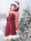 画像11: SALE!【サンタコス 3点セット】【S-XLサイズ/1カラー】チュールスリーブレースリボンサンタコスプレ[YMT] (11)