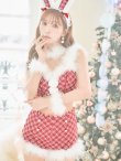 画像12: 即日発送！【サンタコス 8点セット】【S-Mサイズ/1カラー】セットアップツイードバニーサンタコスプレ[YMT] (12)