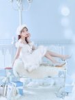 画像11: 【即日発送！】【サンタコス 4点セット】【XS-Lサイズ/4カラー】フロントビッグリボンオフショルフレアサンタ[YMT] (11)