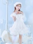 画像16: 【即日発送！】【サンタコス 4点セット】【XS-Lサイズ/4カラー】フロントビッグリボンオフショルフレアサンタ[YMT] (16)