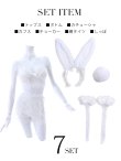 画像15: 【即日発送】【sugar nine×マリームーンコラボ】 セクシーレースバニーコスプレセット【sugar nineハロウィン7点セット】【S-Mサイズ/1カラー】[YMT] (15)
