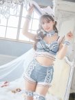 画像9: 【即日発送】【sugar nine×マリームーンコラボ】 セクシーレースバニーコスプレセット【sugar nineハロウィン7点セット】【S-Mサイズ/3カラー】[YMT] (9)