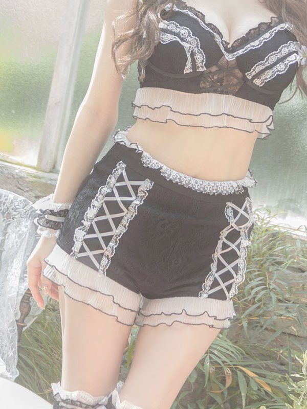 画像10: 【即日発送】【sugar nine×マリームーンコラボ】 セクシーレースバニーコスプレセット【sugar nineハロウィン7点セット】【S-Mサイズ/3カラー】[HC03] (10)