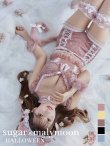 画像4: 【即日発送】【マリームーンコラボ】 セクシーレースキャット【ハロウィンコスプレ6点セット】【XS-Lサイズ/7カラー】[YMT] (4)