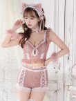 画像13: 【即日発送】【マリームーンコラボ】 セクシーレースキャット【ハロウィンコスプレ6点セット】【XS-Lサイズ/7カラー】[YMT] (13)