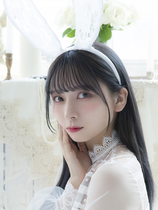 画像8: 【SALE!!】【即日発送】バニーワンピースコスプレ/レースワンピース【sugar nineハロウィン3点セット】【S-Lサイズ/1カラー】[OF01] (8)