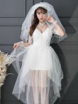 画像11: 【値下げ！】【即日発送】ショートイン花嫁ゾンビコスプレ/ブライドゾンビ【sugar nineハロウィン4点セット】【S-Lサイズ/1カラー】[YMT] (11)