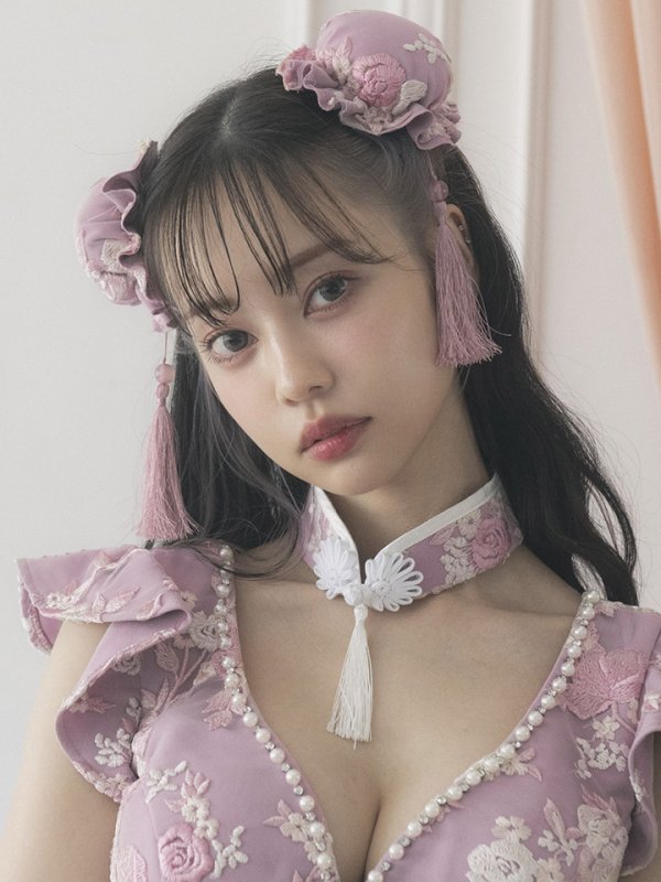 画像7: 【SALE!!】【即日発送】セットアップチャイナドレスコスプレ【sugar nineハロウィン4点セット】【XS-Lサイズ/2カラー】(SE01YN-WH)[HC03] (7)