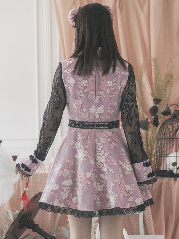 画像15: Aライン/フレアスカートチャイナコスプレ【sugar nineハロウィン3点セット】【S-XLサイズ/2カラー】[HC03] (15)