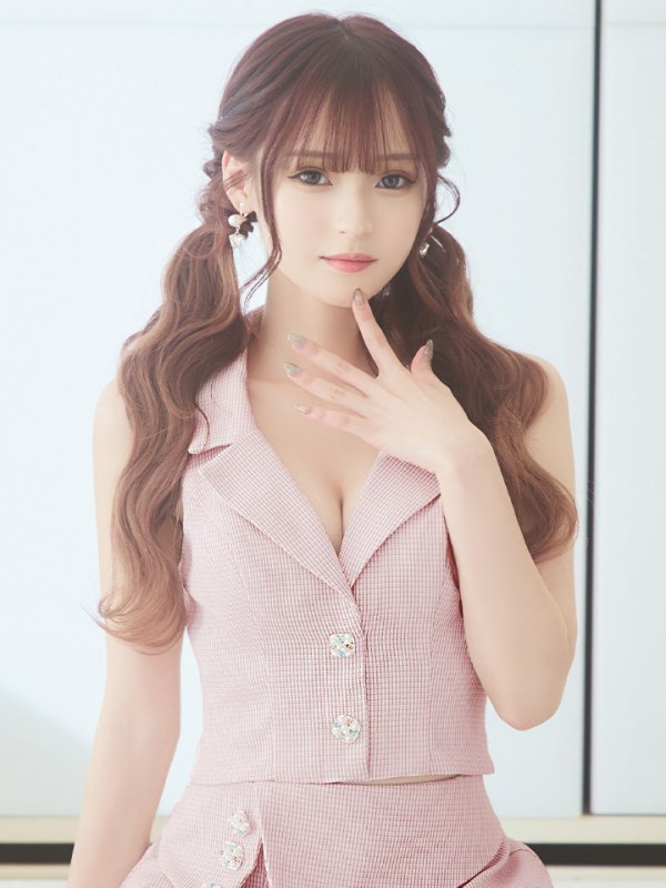 画像6: sugar限定コラボ商品☆XSサイズあり【PURESS/ピュアレス】カラー/ チェック/ ボタン/ ノースリーブ/ セパレート/ プリーツ/ フレア/ ミニドレス/ キャバドレス[OF5] (6)