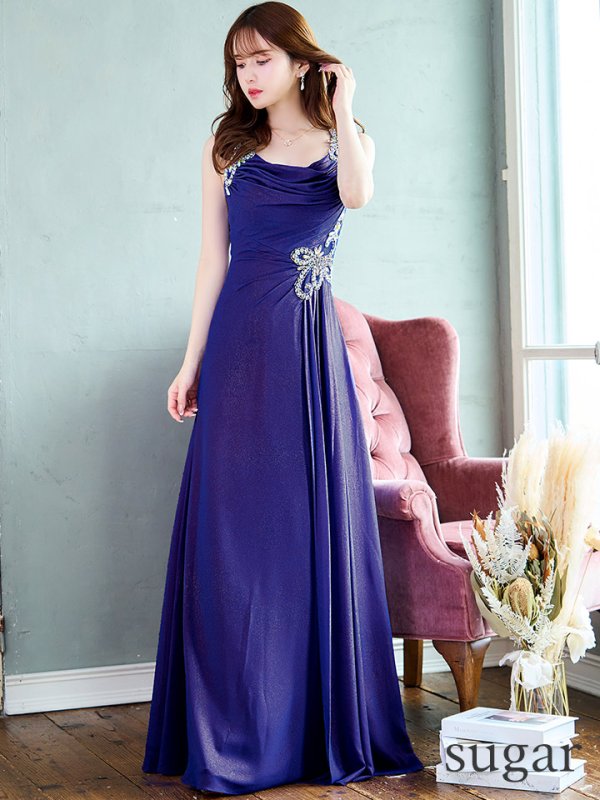 画像22: L・XL・XXLサイズあり【UNA VALERIE / ウナヴァレリェ】  ドレープデザイン/ ビジュー/ バックスピンドル/ ロングドレス/ キャバドレス[OF05] (22)