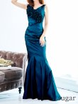 画像13: 【UNA VALERIE / ウナヴァレリェ】 マーメイド/ 立体フラワーモチーフ/ タック/ バックスピンドル/ ロングドレス/ キャバドレス[OF05] (13)