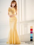 画像16: 【UNA VALERIE / ウナヴァレリェ】 マーメイド/ 立体フラワーモチーフ/ タック/ バックスピンドル/ ロングドレス/ キャバドレス[OF05] (16)