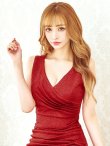 画像42: Lサイズあり【UNA VALERIE / ウナヴァレリェ】マーメイド/ Vネック/ ノースリーブ/ ドレープ/ ロングドレス/ キャバドレス[OF05] (42)
